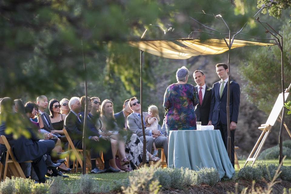 Judd and Tim at Calistoga Ranch in Napa. Beautiful! Photo by Julie Kay Kelly, http://www.juliekaykelly.com/