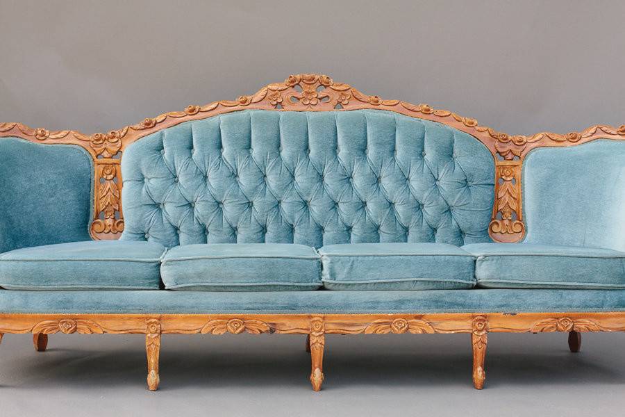 Blue vintage  sofa