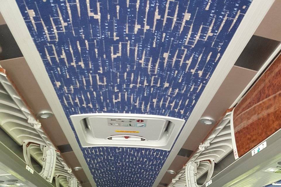 54 passenger interior