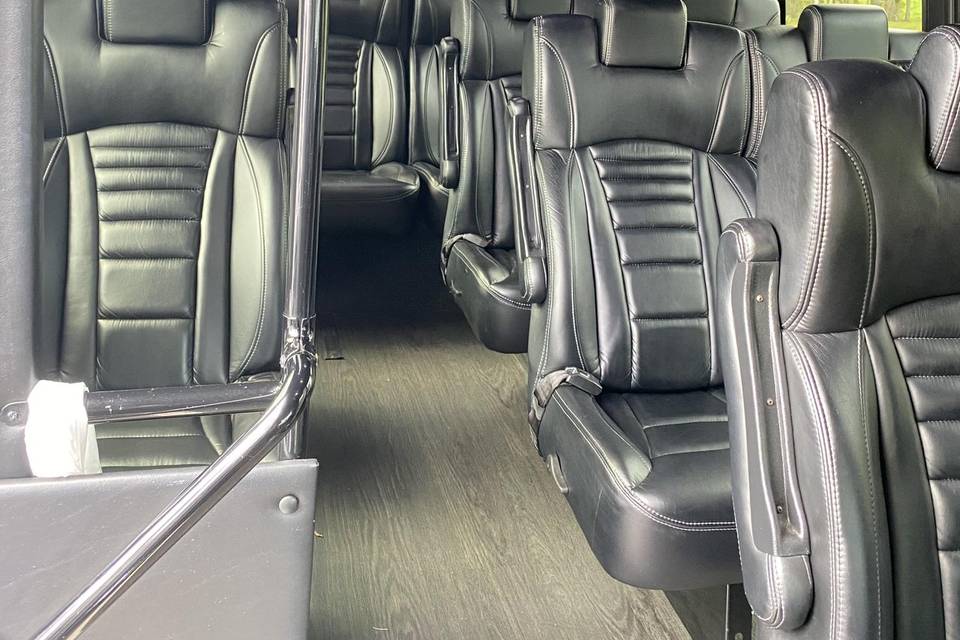 13 passenger interior