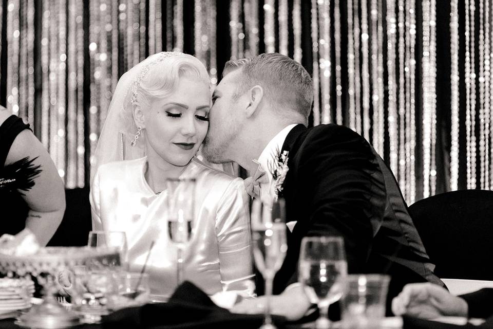 Hotel reception table