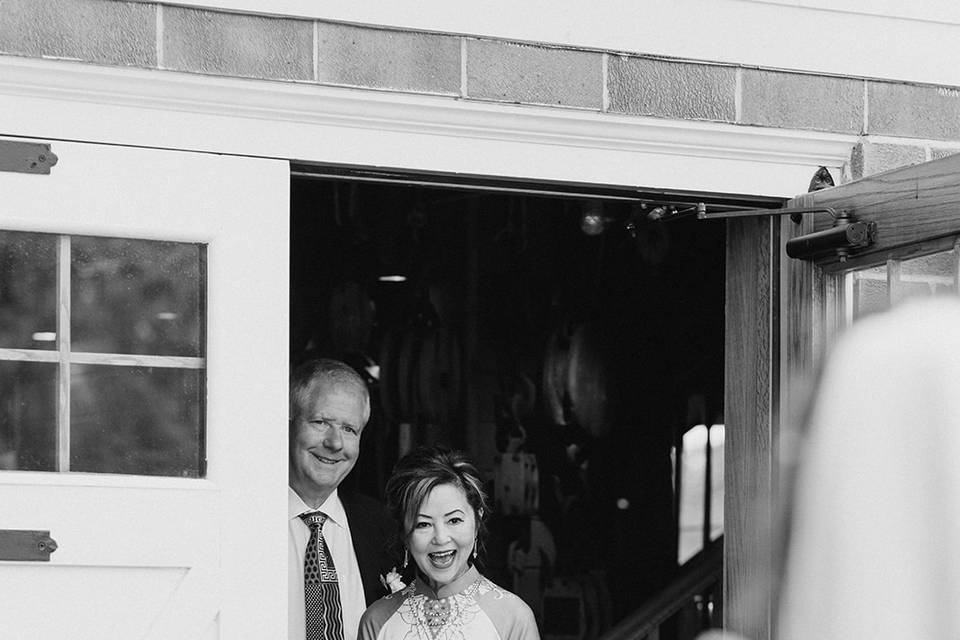 First look with mom and dad