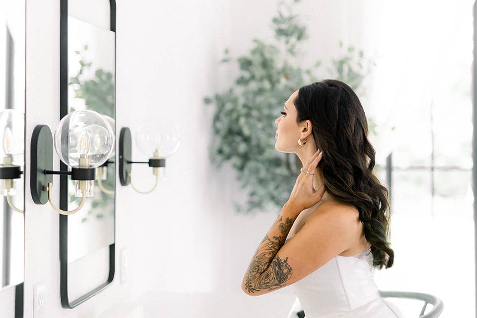 Getting ready at Pines Black