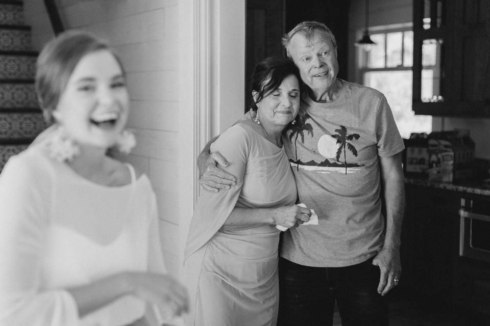 First look with mom and dad