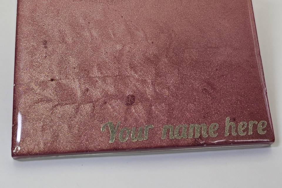Rose Geode coaster