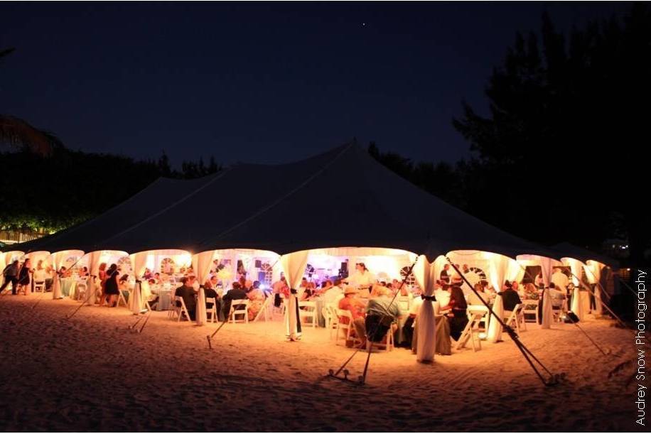 Beach Tent Reception