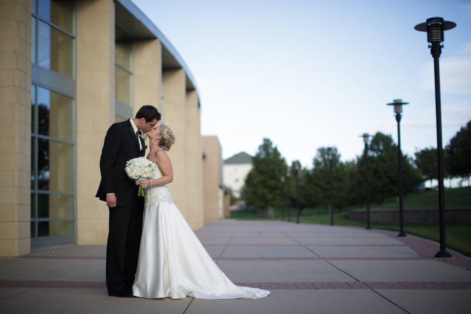 Couple kissing