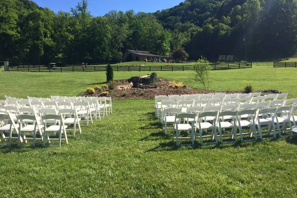 Outdoor ceremony