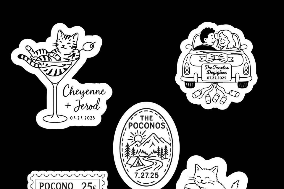 Sticker package example