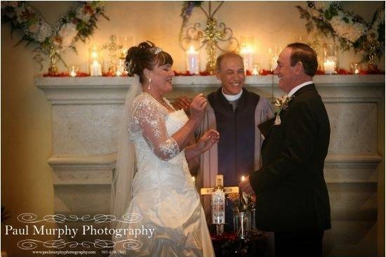 North Bay Area Wedding Officiant & Napa Wedding Officiant for R. Ashley and Douglas burning with LOVE!Castle theme at The Lodge Sonoma