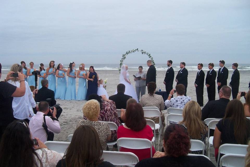 Beach wedding