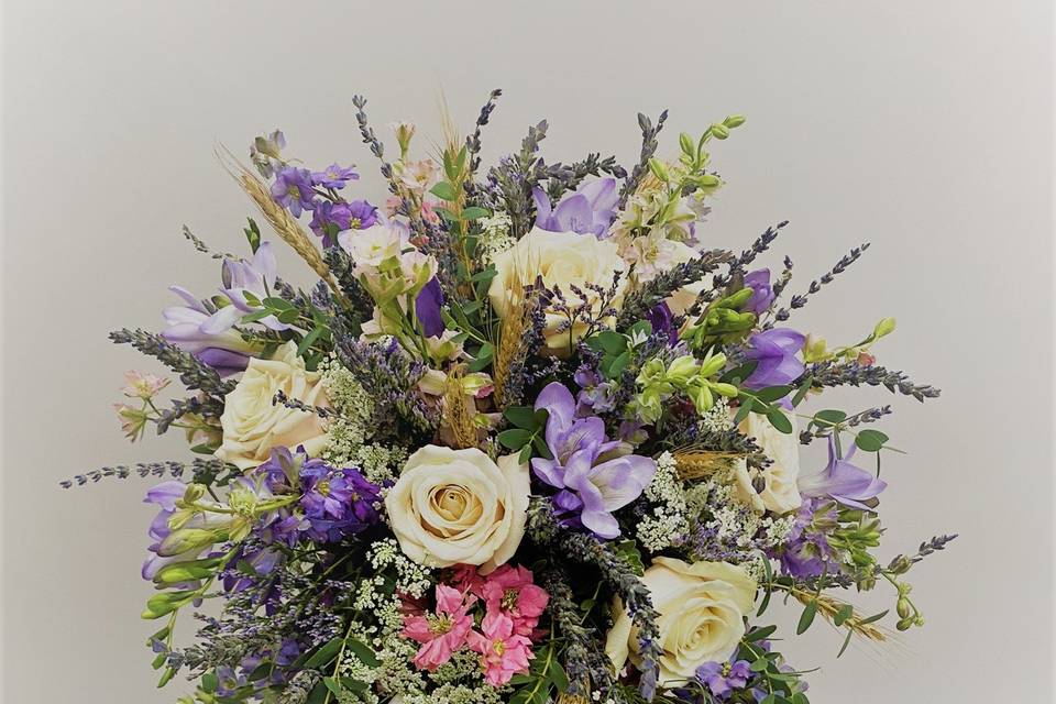 French Lavender Bridal Bouquet