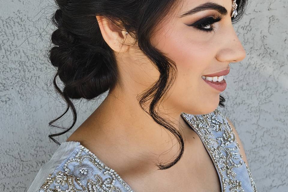 Sacramento Bridal Hair stylist