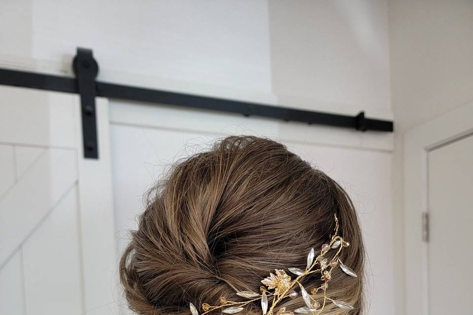 Sacramento Bridal Hair stylist