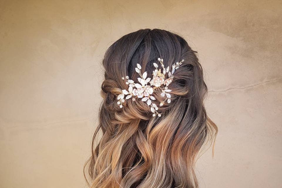 Sacramento Bridal Hair stylist