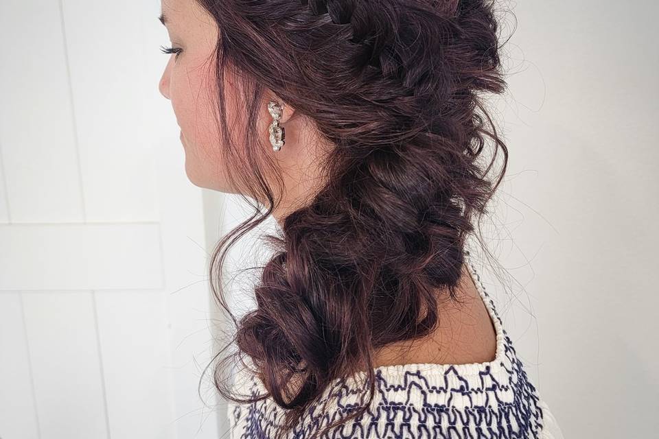 Sacramento Bridal Hair stylist