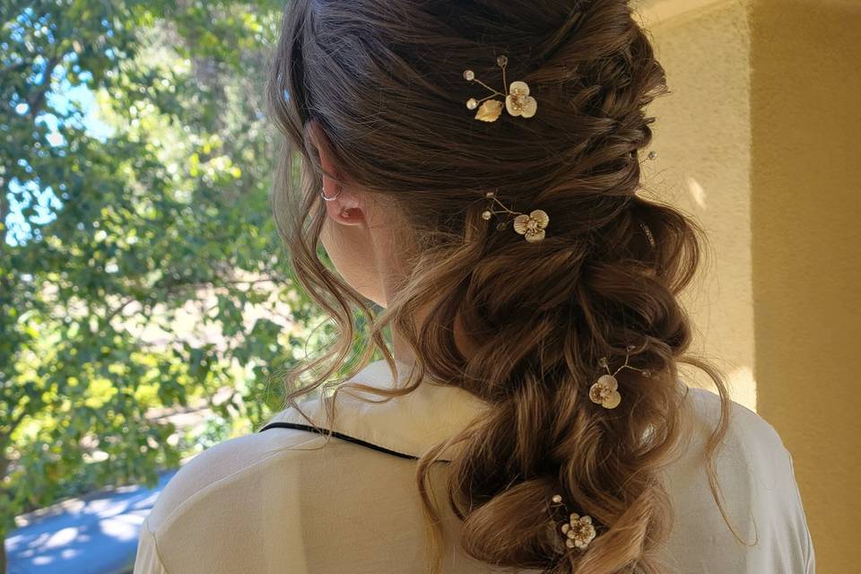 Sacramento Bridal Hair stylist