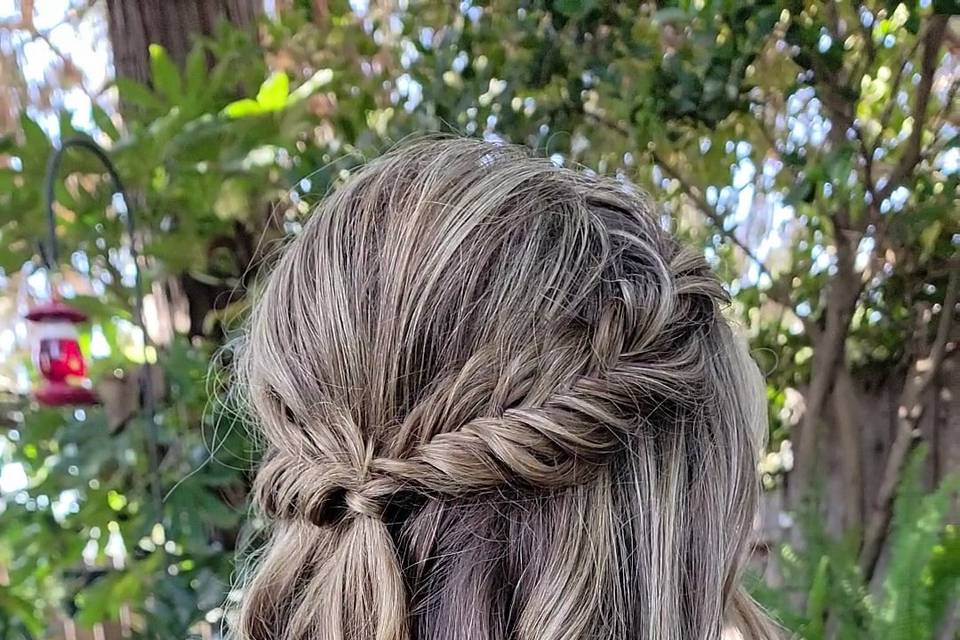 Half Up Braid