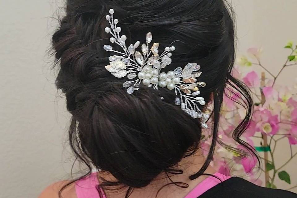 Sacramento Bridal Hair stylist