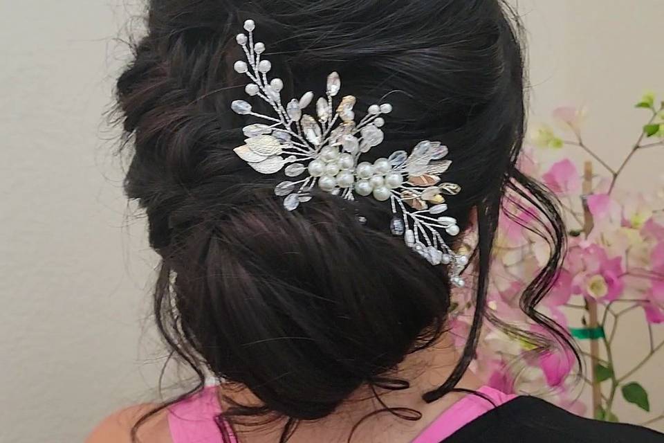 Sacramento Wedding Hair