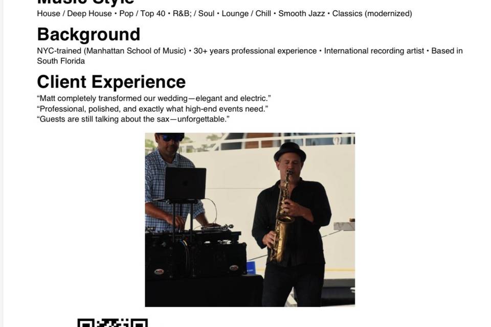 Matt The Sax