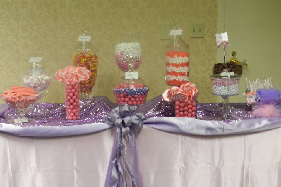 Sweet Jonesin Candy Buffets and Card Boxes