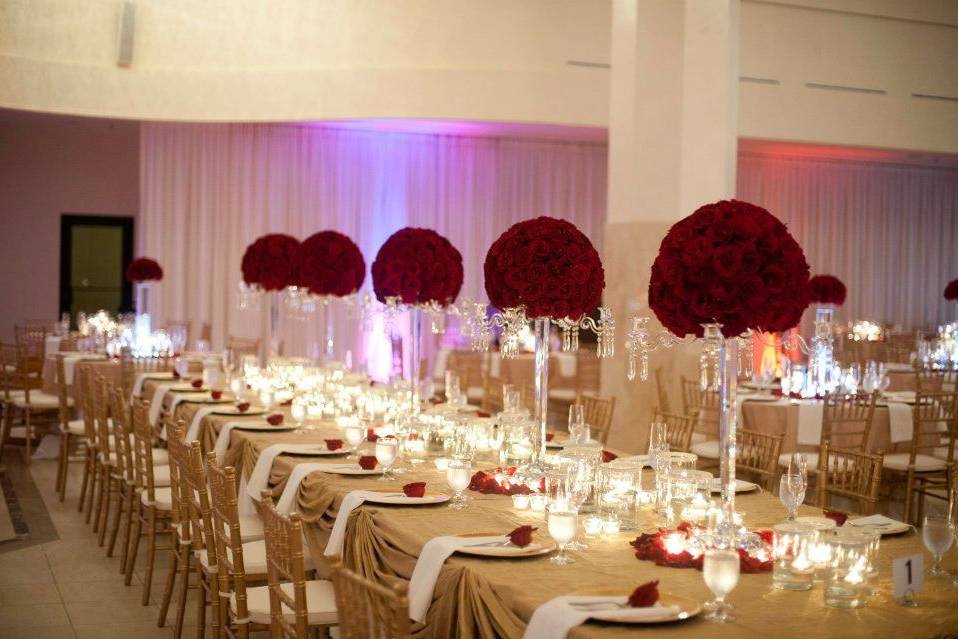 Head table setting