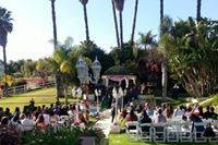 Outdoor wedding ceremony