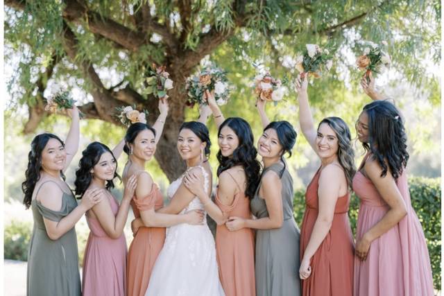 Bride & BP hair and makeup