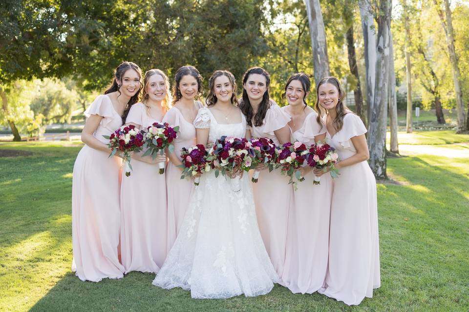 Bride & BP hair and makeup