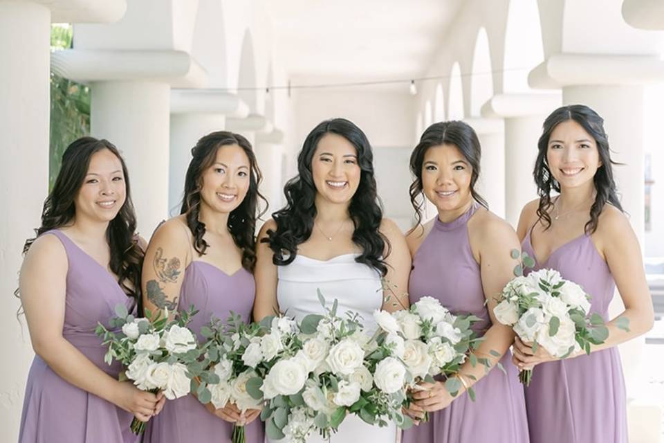 Bride & BP hair & makeup
