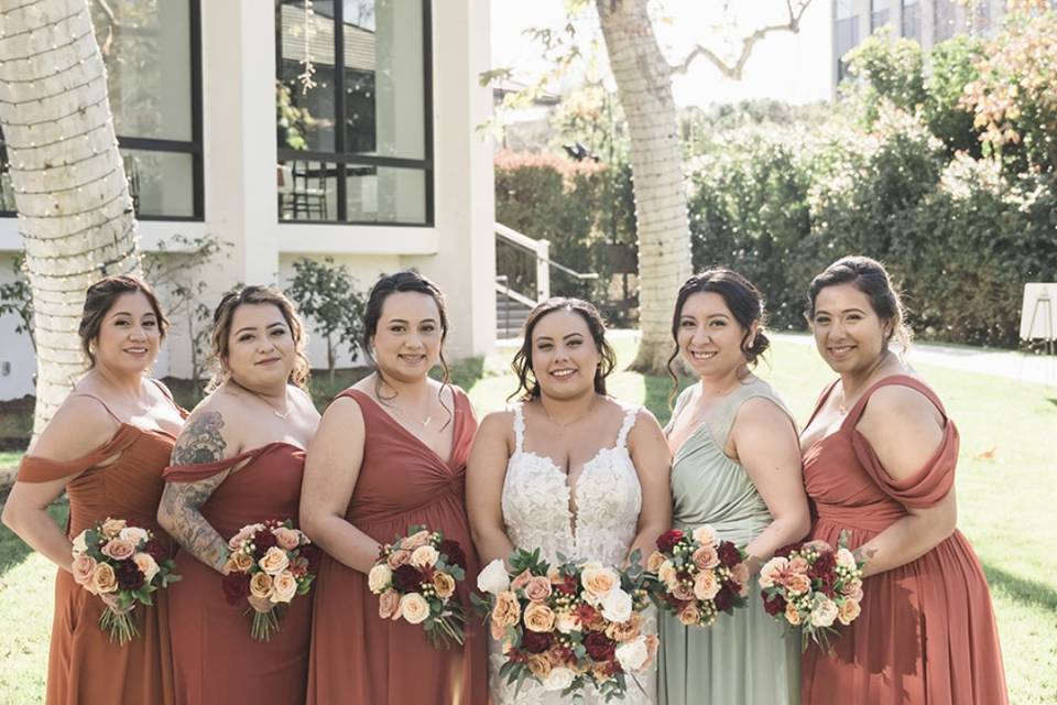 Bride & BP hair & makeup