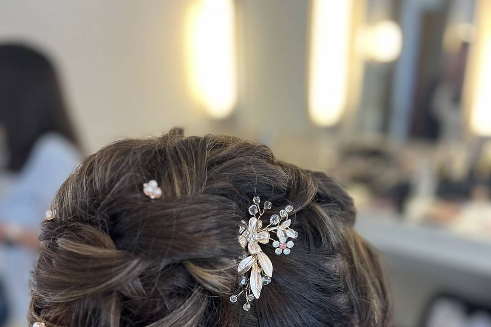 Beautiful updo