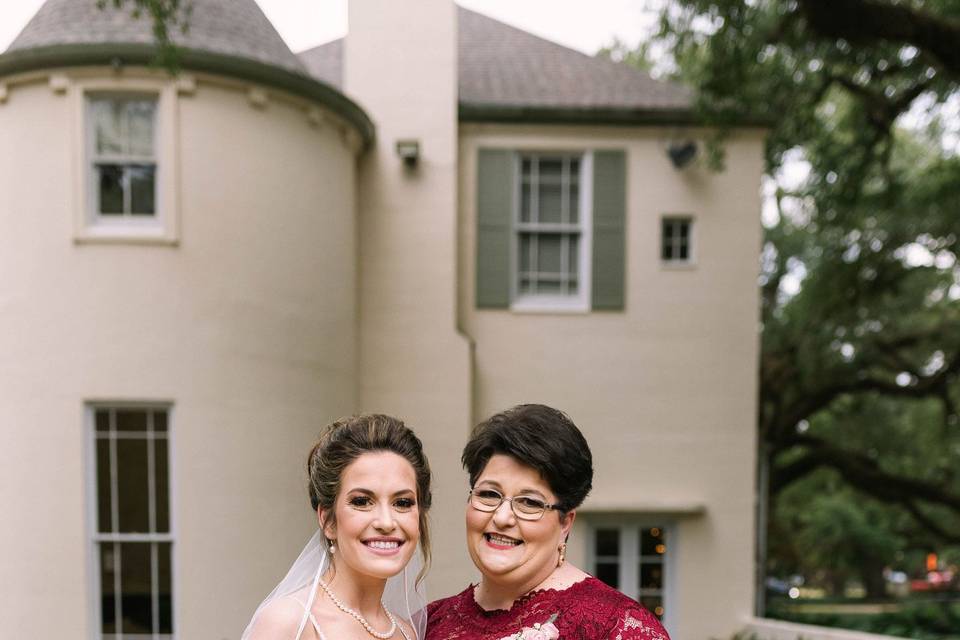 Bride and Mom