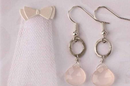 Sterling and Chalcedony earrings