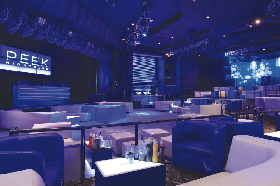 Peek Nightclub lounge area