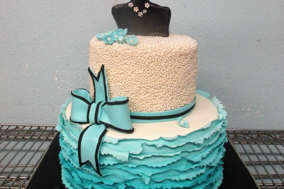 Lovely blue cake
