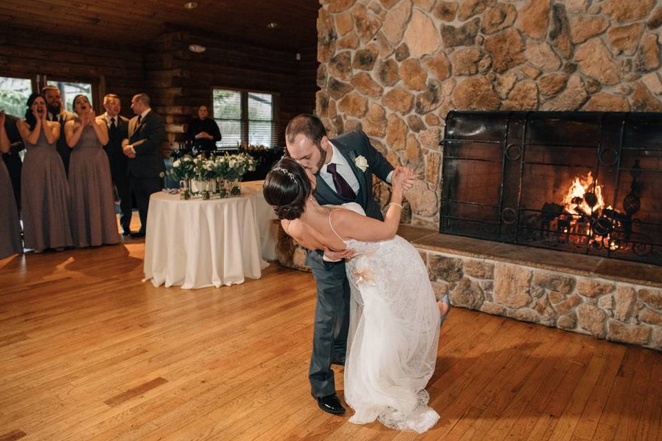 First dance by the fire