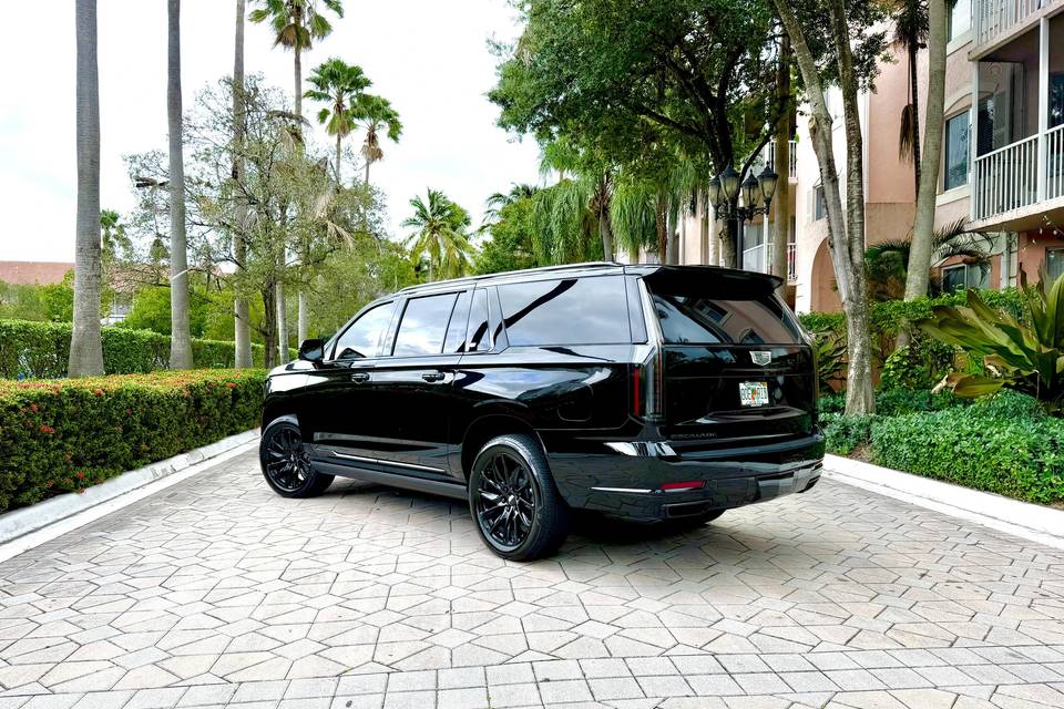 Cadillac Escalade SUV rear vie