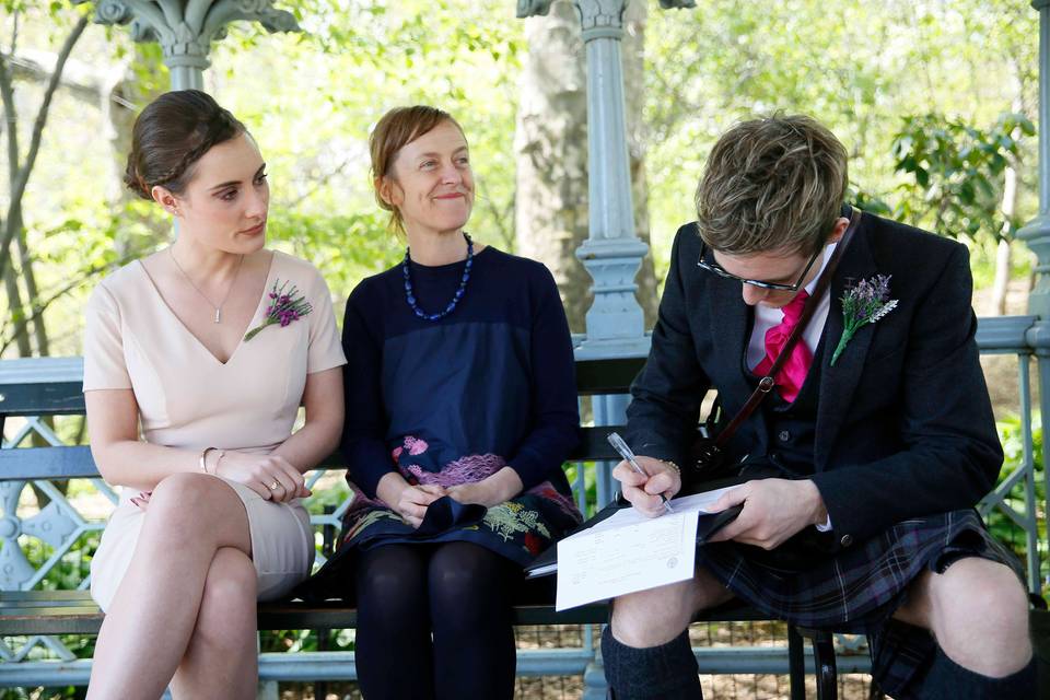 Central park elopement