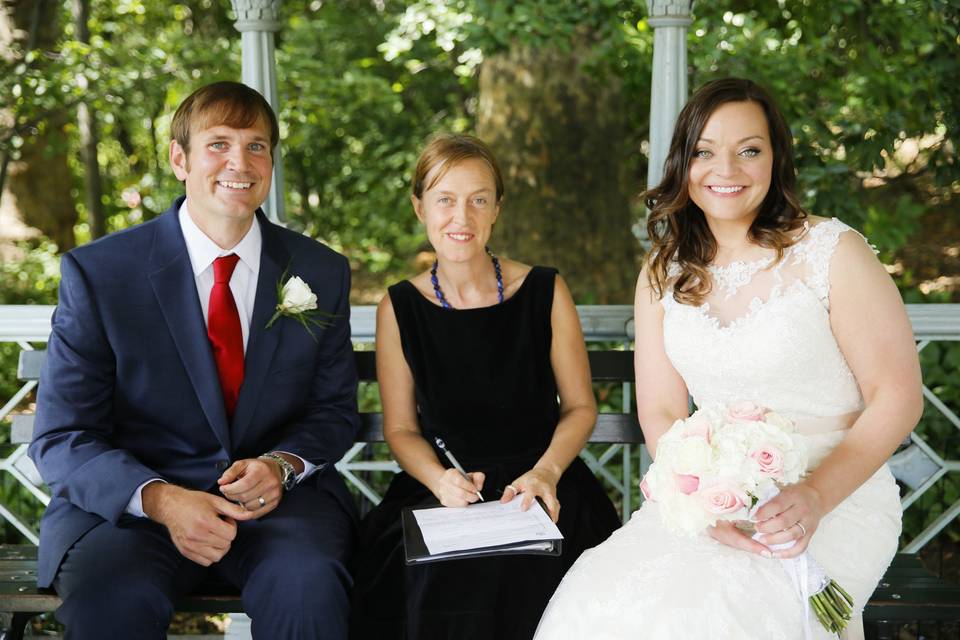 Central park wedding