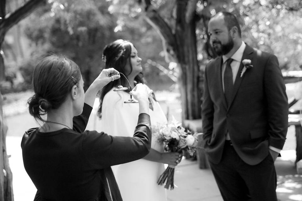 Signing the license, central park ny