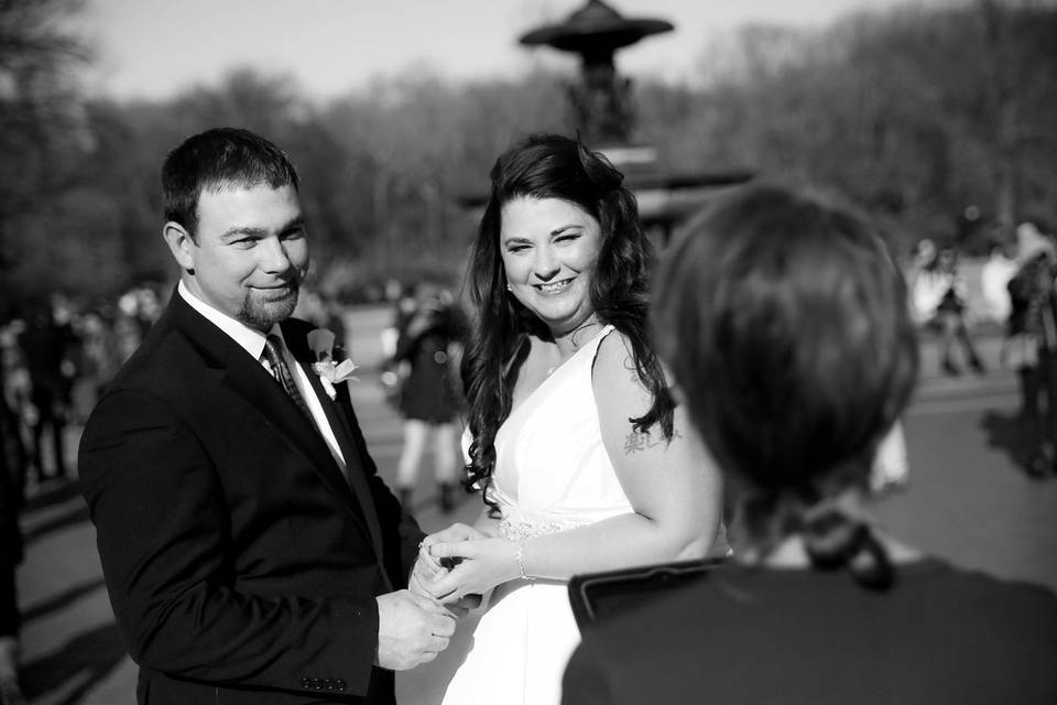 Central park wedding