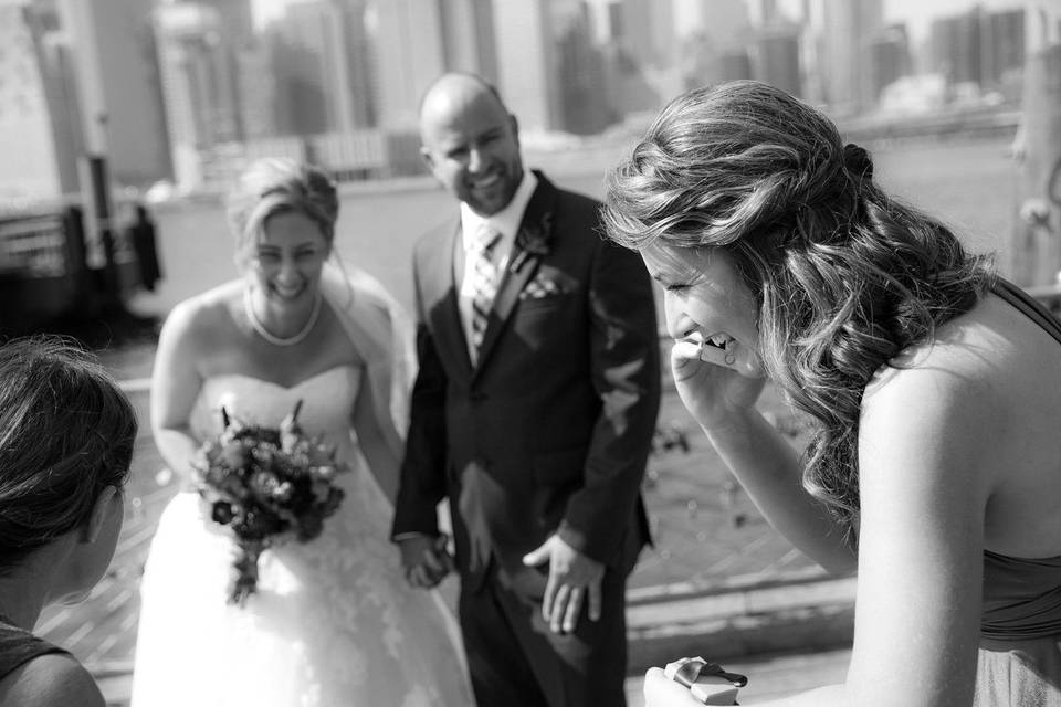 Brooklyn bridge wedding