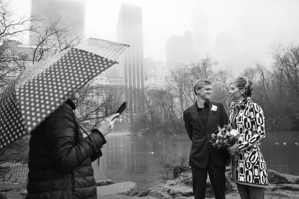 Brooklyn bridge park wedding