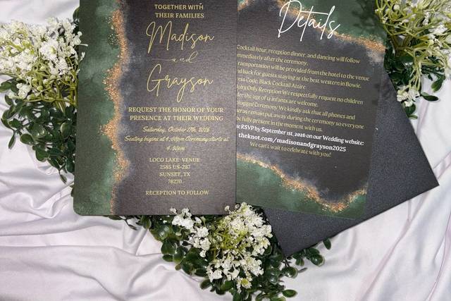 Custom invitations