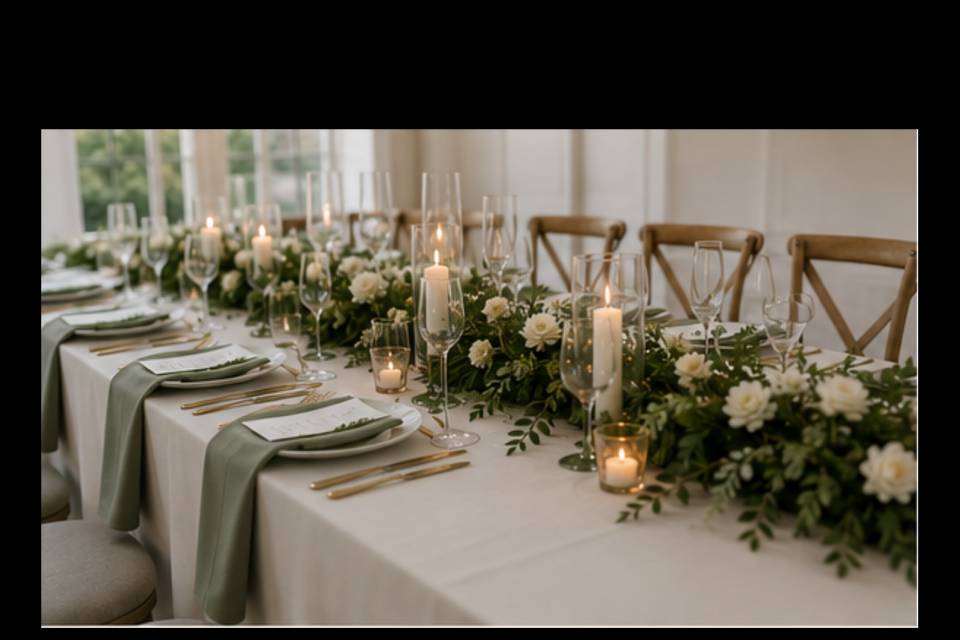 Bridal Party table