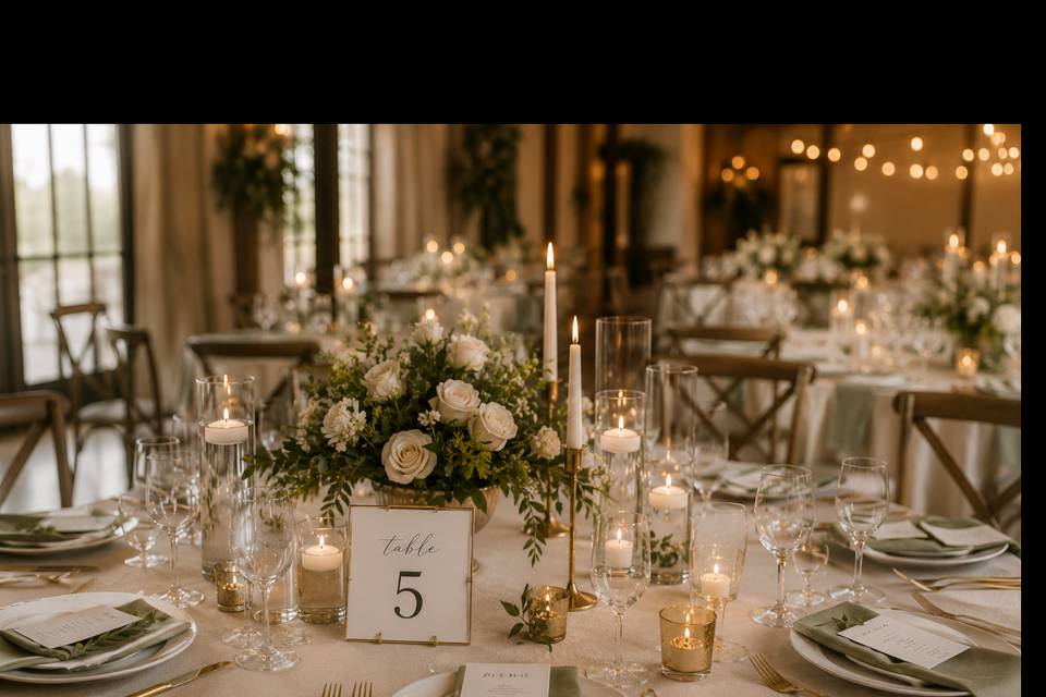 Finished table setting