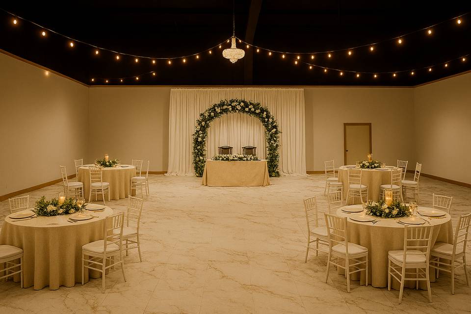 Simple light shaded wedding se