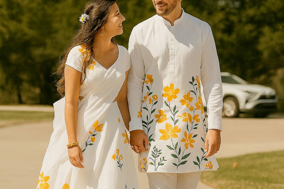 Couple walking